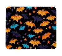 Tapis De Souris Dessin Animé De Jolies Chauves-Souris Et Étoiles Lavable Tapis De Gaming Antidérapante Gaming Mousepad pour Jeux Ordinateur Professionnels 25X30Cm