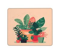 Tapis de souris d'intérieur carré imperméable avec base en caoutchouc antidérapant pour ordinateur portable, maison, bureau, voyage, 7,9 x 24,1 cm