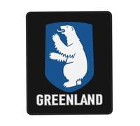 Tapis de Souris d'Ordinateur Armoiries du Groenland Drapeau des