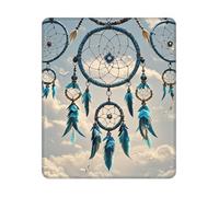 Tapis de souris d'ordinateur avec base en caoutchouc antidérapant, attrape-rêves natif, tapis de souris lavable, tapis de souris de jeu portable pour ordinateur portable, bureau, maison, 25 x 30 cm