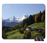 Tapis De Souris D'Ordinateur, Berchtesgaden Bavière Watzmann Allemagne Montagne Tapis De Souris De Jeu Antidérapante Mouse Pad Optimisé Souris De Bureau pour Pc Souris Professionnels 25X30Cm