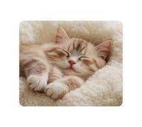 Tapis de Souris d'Ordinateur Chaton Mignon endormi Maman et sœur