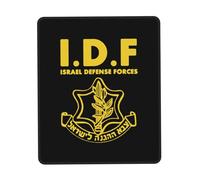 Tapis De Souris D'Ordinateur, IDF Forces De Défense Israéliennes Mouse Pad Résistant À Usure Tapis De Souris Gaming Moderne Mousepad pour Souris Joueurs Professionnels 25X30Cm