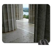 Tapis De Souris D'Ordinateur, Labyrinthe À Arcades en Colonnes Mémorial De Walhalla Tapis De Souris Gamer Antidérapante Gaming Mousepad Durable sous Main Bureau pour Pc Souris Jeux 25X30Cm