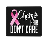 Tapis De Souris D'Ordinateur, Les Cheveux Chimio Ne S'En Soucient Pas Mouse Pad Stable Tapis De Souris Gamer Confort Tapis De Souris De Jeu pour Ordinateur Bureau 25X30Cm