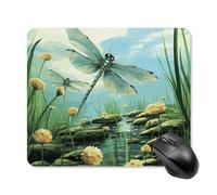 Tapis De Souris D'Ordinateur Libellules en Vol Doux Tapis De Gaming Résistant À Usure Souris De Gaming pour Professionnels Pc Ordinateur 25X30Cm