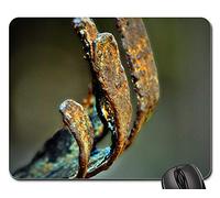 Tapis De Souris D'Ordinateur, Rouille Fer Vieille Texture Métal Corrosion Métallique Gamer Mouse Pad Antidérapante Tapis De Souris Portable sous Main Bureau pour Ordinateur Souris 25X30Cm