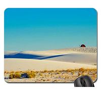 Tapis De Souris D'Ordinateur, White Sands National Monument Nouveau Mexique Dunes De Sable Gaming Mousepad Antidérapante Mousepad Optimisé Tapis De Bureau pour Jeux Souris Pc 25X30Cm