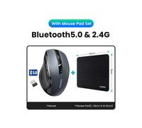 (Tapis de souris double mode) 【NOUVEAU】UGREEN Souris ergonomique sans fil 4000 DPI silencieuse 6 boutons