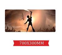 Tapis De Souris Dragon pour Garçon Tapis De Souris Speed Gaming |Tapis De Souris XXL | 700 X 300Mm Grand Format |Base De 2Mm D'Épaisseur | Précision Et Vitesse Parfaites, C