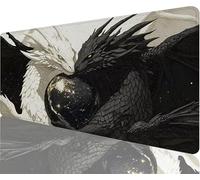 Tapis de Souris Dragon Tapis de Souris Gaming xxl 1200x600x3mm, Terre Mouse Pad Imperméable et Antidérapant les Bords à Double Couture Assurent Durabilité, Tandis Tissu Microfibre Cadeaux Homme N1-977