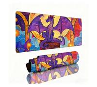 Tapis de Souris Dragon Tapis de Souris XXL Animal Mouse Pad 1000x500x3mm, Base Caoutchouc Anti-Dérapant, Améliore la Précision et la Vitesse, Texturée Résistant à Usure Lavable, Cadeaux Homme 0B-987