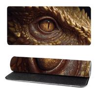 Tapis de Souris Dragon, Tapis de Souris XXL œIl 900x500x3mm, Large Mouse Pad Gaming, Coudre Les Bords, Antidérapant Rubber Base Mouse Pad, for Office and Gaming, comme Cadeaux pour Hommes MM-369