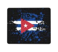 Tapis de Souris Drapeau de Cuba Tapis de Bureau 10x12in