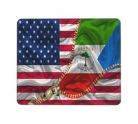 Tapis De Souris Drapeau De Guinée Équatoriale À Fermeture Éclair Amusante sous-Main Antidérapante Mouse Pad Glissement Facile Mousepad pour Ordinateur Ordinateur Portable Gaming XL
