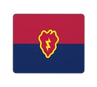 Tapis De Souris Drapeau De La 25E Division D'Infanterie De L'Armée Américaine Tapis De Souris Gaming Anti-Dérapant Sous-Main Pour Clavier Et Souris Moderne Accessoires De Jeu Mac Et Pc