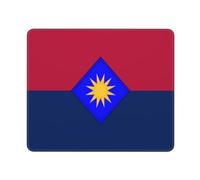 Tapis De Souris Drapeau De La 40E Division D'Infanterie De L'Armée Américaine Mousepad Accessoires De Jeu Mac Et Pc Anti-Dérapant Souris Tapis pour Pc Ordinateur Travail 25X30Cm