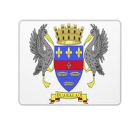 Tapis De Souris Drapeau De Saint-Barthélemy Tapis De Souris De Jeu Anti-Dérapant Souris Tapis Lavable Mousepad De Bureau pour Travail Ordinateur Pc 25X30Cm
