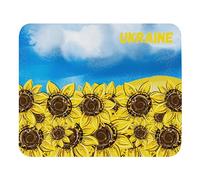 Tapis De Souris Drapeau des Tournesols De L'Ukraine Tapis De Souris De Jeu Accessoire Bureau Anti-Dérapant sous-Main pour Clavier Et Souris pour Pc Ordinateur Travail 25X30Cm