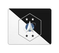 Tapis De Souris Drapeau du Conseiller Principal De La Force Spatiale Souris Tapis Lavable Accessoire Bureau Durables Tapis De Souris De Jeu pour Pc Souris Travail 25X30Cm