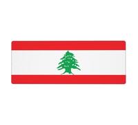 Tapis de souris Drapeau du Liban 30,5 x 80 cm