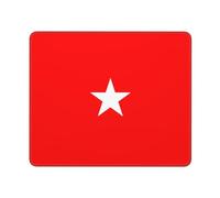Tapis De Souris Drapeau d'un Brigadier Général De L'Armée Américaine Souris Tapis Durable Tapis De Souris De Jeu Portable Accessoires De Jeu Mac Et Pc pour Gaming Travail Ordinateur 25X30Cm