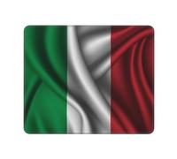 Tapis De Souris, Drapeau Italien en Soie Tapis Souris Stable Tapis De Souris Gaming Base en Caoutchouc Mousepad pour Pc Bureau 25X30Cm