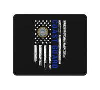 Tapis De Souris Drapeau National De La Garde Côtière Tapis De Bureau Durables Tapis De Souris Gaming Moderne Mousepad De Bureau pour Pc Bureau Ordinateur 25X30Cm