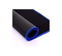 Tapis de Souris e Mouse Pad en Mousse pour Ordinateur Portable, Bureau,Office,Game/Gaming - Noir contour bleu