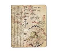 Tapis De Souris Eeypy pour Hommes : Grimoire, Sorts, Astrologie, Zodiaque Et Pages du Livre des Ombres 25X30Cm Douce Tapis De Souris Gaming Bords Cousus Mouse Pad pour Ordinateur Travail