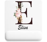 Tapis de Souris Elisa | Tapis Ergonomique 22 × 18 cm Repose-Poignet en Mousse | Bureau Télétravail Études | Cadeau Homme Femme Anniversaire Noël