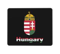Tapis De Souris Emblème National De La Hongrie Hongroise Mousepad Imperméable sous-Main Résistant Aux Eclaboussures Mouse Pad pour Gaming Ordinateur Travail M