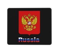 Tapis De Souris Emblème National De La Russie Russe Mouse Pad Résistant Aux Eclaboussures sous-Main Antidérapante Accessoires De Jeu pour Bureau Jeu Travail S