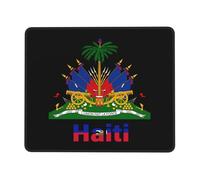 Tapis De Souris Emblème National D'Haïti Mousepad Antidérapante sous-Main Portable Accessoires De Jeu pour Travail Gaming Ordinateur Portable XL