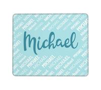 Tapis de souris en caoutchouc bleu pour apprendre à jouer, tapis de souris pour bureau, maison, dortoir, salle de jeux, salon, cadeaux pour lui, elle, 30 x 24,9 cm