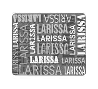 Tapis de souris en caoutchouc noir pour apprendre à jouer - Tapis de souris pour bureau, maison, dortoir, salle de jeux, salon, cadeau pour lui et elle - 23,9 x 20,1 cm