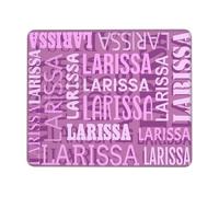Tapis de souris en caoutchouc pour apprendre à jouer - Rose et violet - Pour bureau, maison, dortoir, salle de jeux, salon, cadeaux pour lui et elle - 30 x 24,9 cm