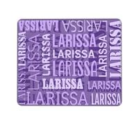 Tapis de souris en caoutchouc violet pour apprendre à jouer - Tapis de souris pour bureau, maison, dortoir, salle de jeux, salon, cadeaux pour lui et elle - 30 x 24,9 cm