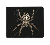 Tapis de souris en forme d'araignée effrayante, tapis de bureau pour ordinateur portable, base antidérapante, tapis de clavier résistant à l'eau, tapis de bureau pour joueur, bureau et maison