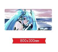 Tapis De Souris en Forme De Bande Dessinée Mouse Mat Gaming, 800 X 300 X 3 Mm, Base en Caoutchouc Antidérapante, Compatible avec Les Souris Laser Et Optiques, H