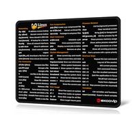 Tapis de Souris en Ligne de Commandes Linux ,Tapis de Souris en Ligne de Commandes Linux - 26*21cm Tapis de Souris ,Raccourcis vers Le Programmeur Kali/Red Hat/Ubuntu/OpenSUSE/Arch/Debian/Unix