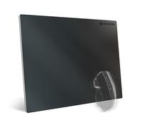 Oniverse Tapis de souris en verre Glasspad S Obsidian – Surface micro-engravée, antidérapant – Noir
