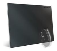 Oniverse Tapis de souris en verre Glasspad S Obsidian – Surface micro-engravée, antidérapant – Noir