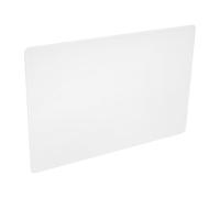 Tapis de Souris en Verre Trempé Blanc, Lisse, pour Gaming Compétitif | Surface Mate Polie, Suivi Précis, sans Bord Surélevé, Style Minimaliste pour Bureau
