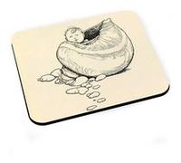 Tapis de souris Enfant coquillage illustration conte dessin G