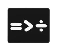 Tapis De Souris Equality is Greater Than Division Mouse Pad Parfait sous-Main Comfortable Tapis De Bureau pour Table Voyage Travail 25X30CM