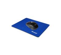 Tapis de Souris Equip 245012 Bleu - 180x220x3mm - Nylon/Caoutchouc, Base Antidérapante, Monochromatique - 65g