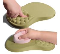 Tapis de souris ergonomique Armanza avec repose-poignet et coussin en mousse m moire de forme, massage des bosses, soulagement des douleurs du