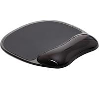 Tapis de Souris Ergonomique avec Coussin en Gel avec Repose-Poignet pour Ordinateur et Ordinateur Portable Noir Base en Caoutchouc antidérapante