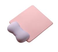 Tapis de souris ergonomique avec poignet en silicone souple et mousse à mémoire de forme pour bureau ou tapis de souris de jeu en silicone poignet repos